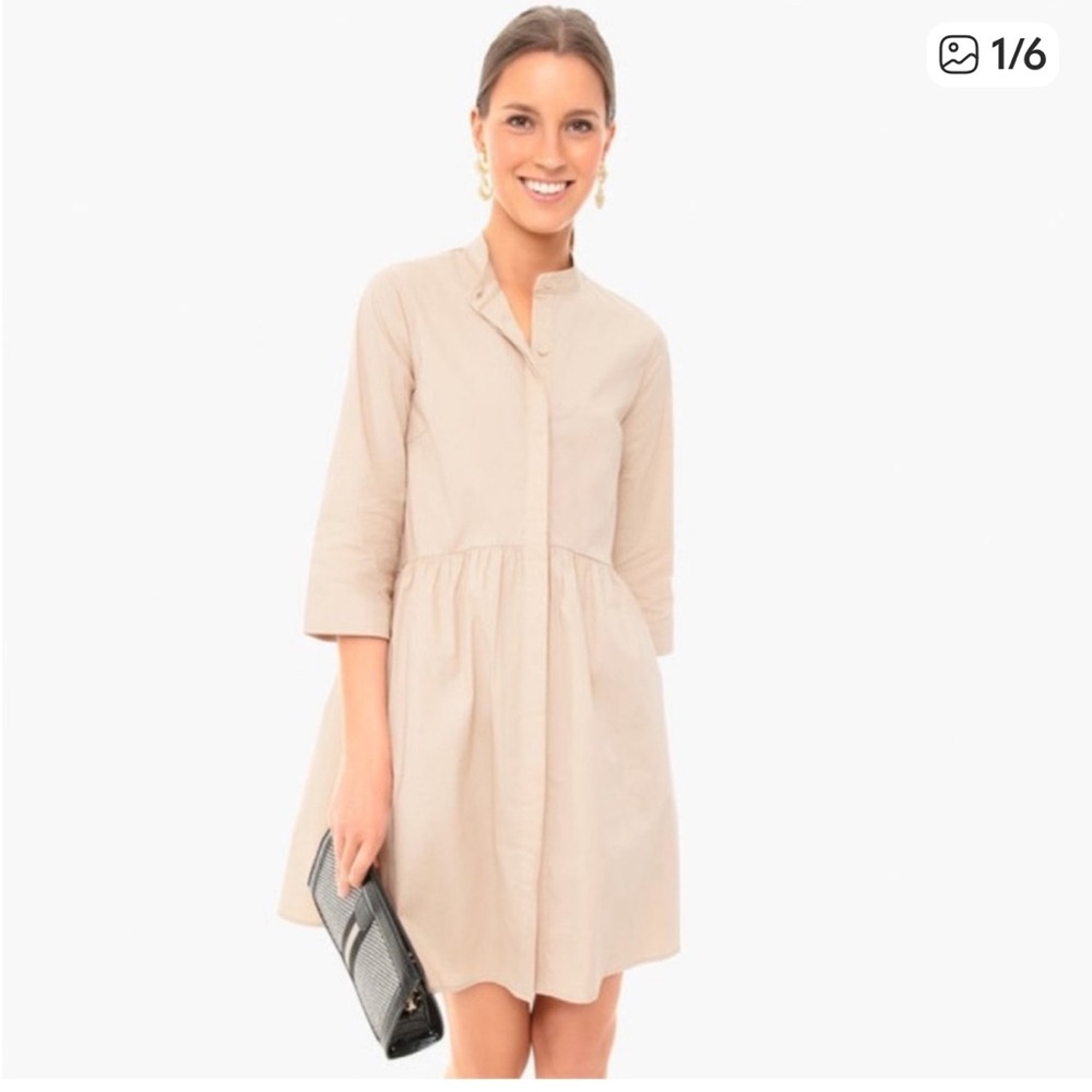 Tuckernuck Tan Royal Shirt Dress